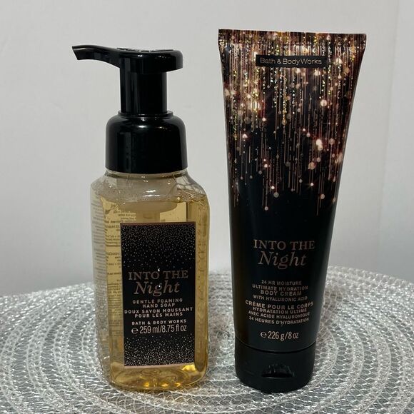 BBW Into The Night Body Cream and Foaming Hand Soap set of 2 NWT - Picture 1 of 2